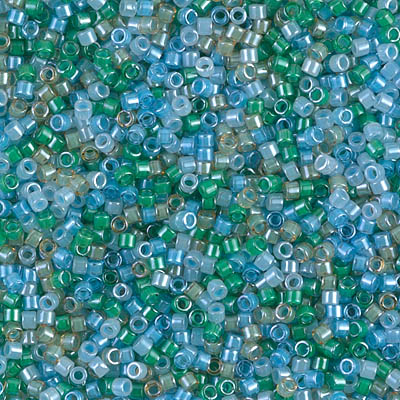 Miyuki DELICA 11/0 Seed Beads LUMINOUS MIX (7.6 grams tube)