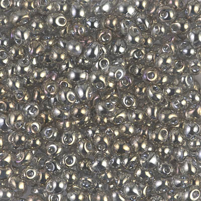 Miyuki DROP Seed Beads 3.4mm BLACK (10 grams tube)