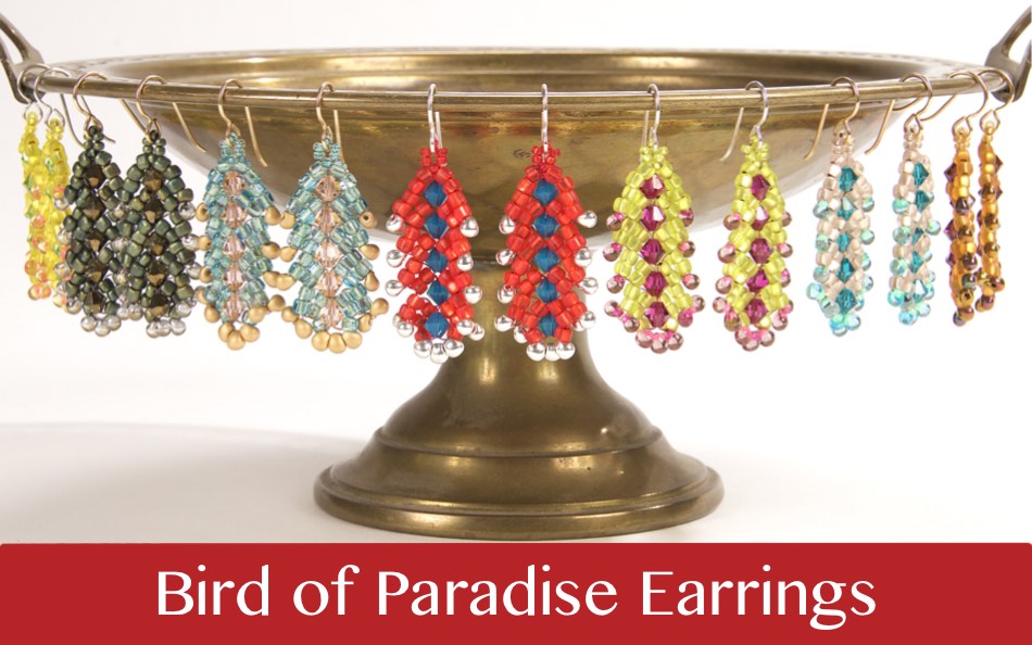 Paradise Earring Bead Weaving Kit