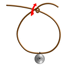How to make your bracelets adjustable - simple sliding knot 
