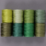CLC.400.MIX-03: C-Lon Tex 400 Bead Cord Mix 3: Forest Mix (8 colors, 1 bobbin each) 