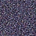11-1024:  HALF PACK 11/0 Silverlined Amethyst AB Miyuki Seed Bead approx 125 grams - 11-1024_1/2pk