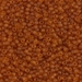 11-133F:  HALF PACK 11/0 Matte Transparent Topaz Miyuki Seed Bead approx 125 grams - 11-133F_1/2pk