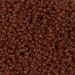 11-134F:  HALF PACK 11/0 Matte Transparent Dark Topaz Miyuki Seed Bead approx 125 grams - 11-134F_1/2pk