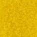 11-136F:  HALF PACK 11/0 Matte Transparent Yellow Miyuki Seed Bead approx 125 grams - 11-136F_1/2pk
