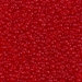 11-140SF:  HALF PACK 11/0 Semi-Frosted Transparent Red Orange Miyuki Seed Bead approx 125 grams - 11-140SF_1/2pk