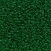 11-146:  HALF PACK 11/0 Transparent Green  Miyuki Seed Bead approx 125 grams - 11-146_1/2pk