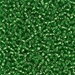 11-15:  HALF PACK 11/0 Silverlined Light Green Miyuki Seed Bead approx 125 grams - 11-15_1/2pk