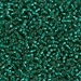 11-17:  HALF PACK 11/0 Silverlined Emerald Miyuki Seed Bead approx 125 grams - 11-17_1/2pk