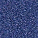 11-1827:  HALF PACK 11/0 Sparkling Purple Lined Aqua Luster Miyuki Seed Bead approx 125 grams - 11-1827_1/2pk