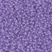 11-1924:  HALF PACK 11/0 Semi-Frosted Lilac Lined Crystal  Miyuki Seed Bead approx 125 grams - 11-1924_1/2pk
