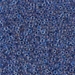 11-1928:  HALF PACK 11/0 Semi-Frosted Blue Lined Crystal  Miyuki Seed Bead approx 125 grams - 11-1928_1/2pk