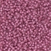 11-1931:  HALF PACK 11/0 Semi-Frosted Light Raspberry Lined Crystal  Miyuki Seed Bead approx 125 grams - 11-1931_1/2pk