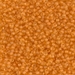 11-1937:  HALF PACK 11/0 Semi-Frosted Apricot Lined Light Topaz Miyuki Seed Bead approx 125 grams - 11-1937_1/2pk