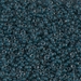 11-1938:  HALF PACK 11/0 Semi-Frosted Slate Blue Lined Gray  Miyuki Seed Bead approx 125 grams - 11-1938_1/2pk