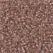 11-197: HALF PACK 11/0 Copper Lined Crystal Miyuki Seed Bead approx 50 grams - 11-197_1/2pk