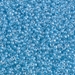 11-221:  HALF PACK 11/0 Sky Blue Lined Crystal Miyuki Seed Bead approx 125 grams - 11-221_1/2pk