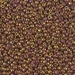11-2449:  HALF PACK 11/0 Transparent Tea Berry Gold Iris Miyuki Seed Bead approx 125 grams - 11-2449_1/2pk