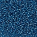 11-25:  HALF PACK 11/0 Silverlined Capri Blue Miyuki Seed Bead approx 125 grams - 11-25_1/2pk