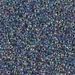 11-283:  HALF PACK 11/0 Noir Lined Crystal AB Miyuki Seed Bead approx 125 grams - 11-283_1/2pk