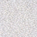 11-284:  HALF PACK 11/0 White Lined Crystal AB Miyuki Seed Bead approx 125 grams - 11-284_1/2pk