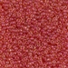 11-373:  HALF PACK 11/0 Dark Rose Lined Light Topaz Luster Miyuki Seed Bead approx 125 grams - 11-373_1/2pk