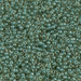 11-374:  HALF PACK 11/0 Turquoise Lined Light Topaz Luster Miyuki Seed Bead approx 125 grams - 11-374_1/2pk