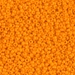 11-406L:  HALF PACK 11/0 Opaque Light Orange Miyuki Seed Bead approx 125 grams - 11-406L_1/2pk