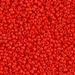 11-407:  HALF PACK 11/0 Opaque Vermillion Red Miyuki Seed Bead approx 125 grams - 11-407_1/2pk