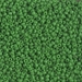 11-411:  HALF PACK 11/0 Opaque Green Miyuki Seed Bead approx 125 grams - 11-411_1/2pk