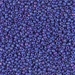 11-414FR:  HALF PACK 11/0 Matte Opaque Cobalt AB  Miyuki Seed Bead approx 125 grams - 11-414FR_1/2pk