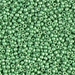 11-4214F:  HALF PACK 11/0 Duracoat Galvanized Matte Dark Mint Green Miyuki Seed Bead approx 125 grams - 11-4214F_1/2pk
