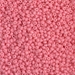 11-4465:  HALF PACK 11/0 Duracoat Dyed Opaque Guava Miyuki Seed Bead approx 125 grams - 11-4465_1/2pk