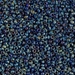 11-4518:  HALF PACK 11/0 Opaque Cobalt Picasso Miyuki Seed Bead approx 125 grams - 11-4518_1/2pk