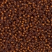 11-5F:  HALF PACK 11/0 Matte Silverlined Dark Topaz Miyuki Seed Bead approx 125 grams - 11-5F_1/2pk