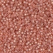 11-642:  HALF PACK 11/0 Dyed Salmon Silverlined Alabaster Miyuki Seed Bead approx 125 grams - 11-642_1/2pk