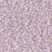11-643:  HALF PACK 11/0 Dyed Pink Silverlined Alabaster Miyuki Seed Bead approx 125 grams - 11-643_1/2pk
