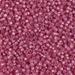11-645:  HALF PACK 11/0 Dyed Dark Rose Silverlined Alabaster Miyuki Seed Bead approx 125 grams - 11-645_1/2pk