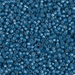 11-648:  HALF PACK 11/0 Dyed Denim Blue Silverlined Alabaster Miyuki Seed Bead approx 125 grams - 11-648_1/2pk