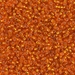 11-8:  HALF PACK 11/0 Silverlined Orange  Miyuki Seed Bead approx 125 grams - 11-8_1/2pk