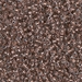11-974: HALF PACK 11/0 Copper Lined Pale Gray Miyuki Seed Bead approx 50 grams - 11-974_1/2pk