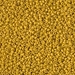 15-1233:  HALF PACK 15/0 Matte Opaque Mustard Miyuki Seed Bead approx 125 grams - 15-1233_1/2pk