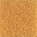 15-132F:  HALF PACK 15/0 Matte Transparent Light Topaz Miyuki Seed Bead approx 125 grams - 15-132F_1/2pk