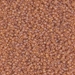 15-133FR:  HALF PACK 15/0 Matte Transparent Topaz AB Miyuki Seed Bead approx 125 grams - 15-133FR_1/2pk