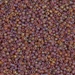 15-134FR:  HALF PACK 15/0 Matte Transparent Dark Topaz AB  Miyuki Seed Bead approx 125 grams - 15-134FR_1/2pk