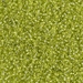 15-14:  HALF PACK 15/0 Silverlined Chartreuse Miyuki Seed Bead approx 125 grams - 15-14_1/2pk