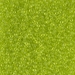 15-143:  HALF PACK 15/0 Transparent Chartreuse  Miyuki Seed Bead approx 125 grams - 15-143_1/2pk