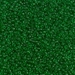 15-146:  HALF PACK 15/0 Transparent Green  Miyuki Seed Bead approx 125 grams - 15-146_1/2pk