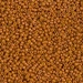 15-1479:  HALF PACK 15/0 Dyed Opaque Pumpkin  Miyuki Seed Bead approx 125 grams - 15-1479_1/2pk