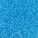 15-148:  HALF PACK 15/0 Transparent Aqua  Miyuki Seed Bead approx 125 grams - 15-148_1/2pk